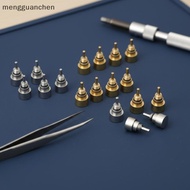 [mengguanchen] Screw-in Stainless Steel Watch Pusher Chronograph Push Button for Professional Watch 
