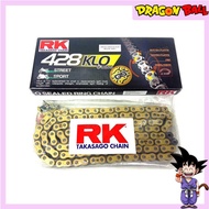 428 KLO x 122L 428 KLO x 132L RK ORING CHAIN GOLD RANTAI EMAS ORING RK 428 x 132L 428 x 122L