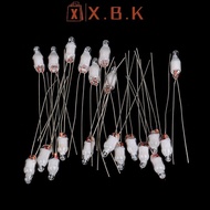 X.B.K 60PCS Red Green Blue Red Neon Light Bulb Indicator Light Standard Miniature Bulb 4*10mm Neon L