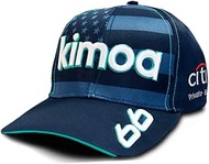 Kimoa - Fernando Alonso Indy 2020 Curved Cap Blue Edition, One Size