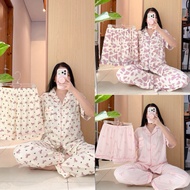 OYASUMI - 3in1 Crinkle Jelly material - fit to 120cm - Imported Women's Pajamas/ 3in1 Women's Sleepw