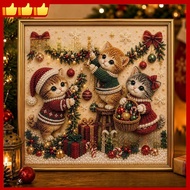 Warm Painting Kit Christmas Themed 3d Pearl  Painting Three Dimensional 3d Pearl Handmade Craft Kit 