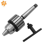 [utruiut0k] CNC Precision Keyless Lathe Drill Chuck Adapter MT2--13mm Clamping Range