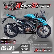 Sticker Striping Decal CBR 150 R Sticker Striping Decal CBR150R CBR150 R Full body vennom Team DC.10