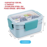 Children's Lunch Box 2-story 304 Stainless Lunch Box