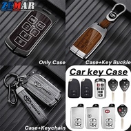 Toyota Wood Texture Car Key Shell Key Case Zinc Alloy Key Cover Smart Key Case Protector Accessories