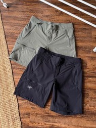 外國預訂 2色選 Arcteryx 刺繡logo 拉鍊口袋 防水面料 短褲