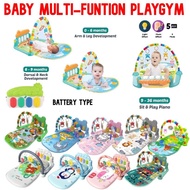 #ReadyStock  colorful Premium Quality Baby Toys Colourful Musical Play Gym Playgym Play Mat Playmat 