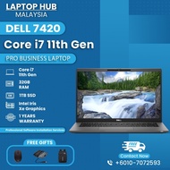 DELL Latitude 7420 i7 11th Gen | 7000 Series | 32GB RAM | 1TB SSD | Premium Business Ultrabook | 1 Y