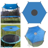 JENNIFERDZ Trampoline Sunshade Roof, 6/8/10ft Waterproof Trampoline Shade Cover, Fitness Equipment U