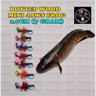 Boytep Mini jaws frog 2.7cm 7gram wood mix