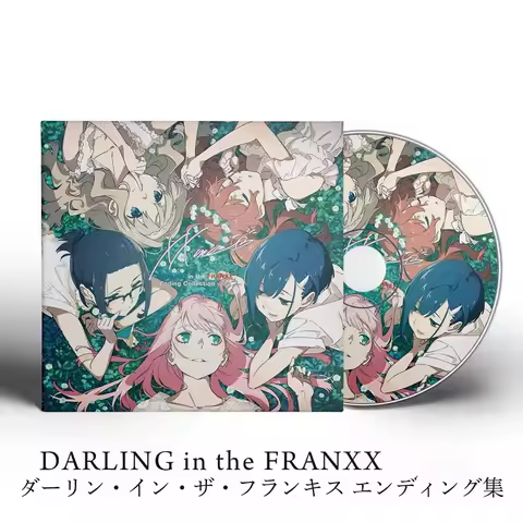 Anime DARLING in the FRANXX 02 XX me Music CD Beautiful World ED Vol 1+2 Album Music Record Cosplay 