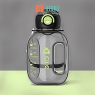 Ataru Tritan Cille 1.2 Ltr Drinking Bottle - Black Tumbler Water Bottle Drinking Container Drink Bot