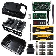 [NEW] 10Cells For Dewalt for DCB200 Lithium Battery Case Storage Box for 21700 battery