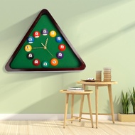 [Homyl478] Billiards Theme Wall Clock Wooden Decoration for Bedroom