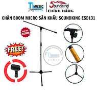 Chân Micro Soundking DD058B ESD131 Tripod Có Boom Điều Chỉnh Cao Giá Đỡ Mic Livestream - Hàng Chính 