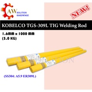 Kobelco TGS-309L TIG Filler Welding Rod for Stainless Steel SS304 1.6mm x 1000mm (5.0kg)