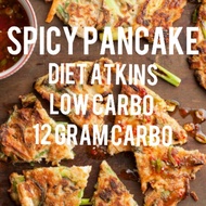 Diet atkins : pancake pedas spicy low carbo, low carb/ keto/ diet atkins