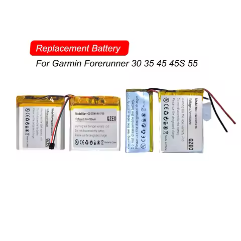 Replacement Battery For Garmin Forerunner 30 35 45 45S 55 Swim 2 3 Swim3