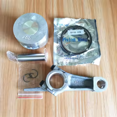 GX100 Connecting rod piston piston ring for Honda GX100 98CC 3HP jumping jack conrod water pump air 