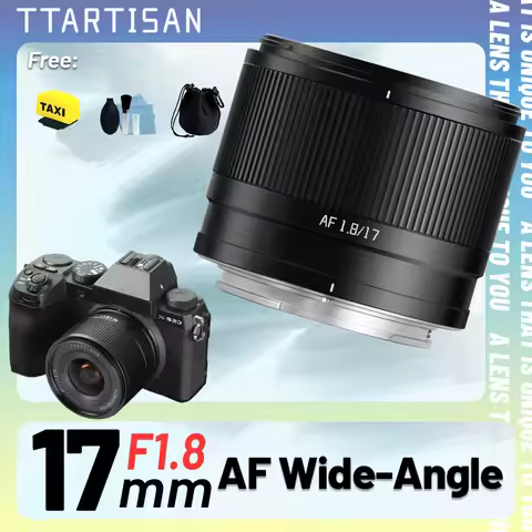 TTArtisan 17mm F1.8 Air APS-C AF Auto Focus Lens Wide Angle for Sony E Fuji X Mirroerless Camera A64
