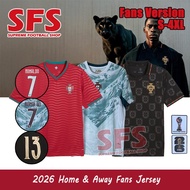 SFS 2026 Portugal Jersey Football Soccer Jersey Sport Top Fans Version S-4XL