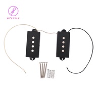 Pb P Bass Pickup Humbucker Pickup For 4 String P Bass Replacement Bass Guitar Part, Black