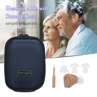 GD MALL Rechargeable Hearing Aids with Storage Case & Lanyard Sound Amplifier For Adults & Seniors