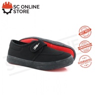 PALLAS School Shoe Jazz Single Velcro Strap 204-031 BK 306-031 BK