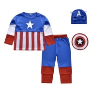 Captain America Costume For Kids 2-8yrs