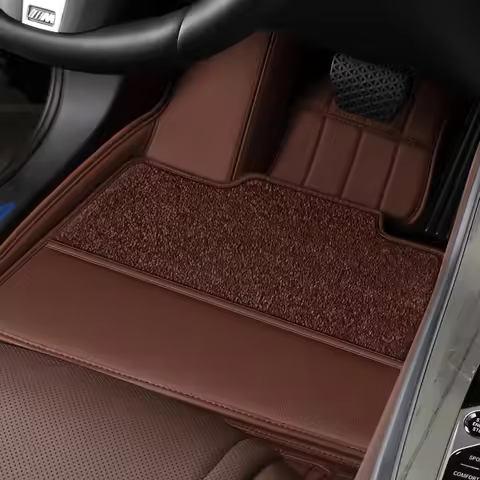 Custom Fit Car Accessories Faux Leather Floor Mat Interior ECO Material for BMW Series BMW 1 3 6 7 X