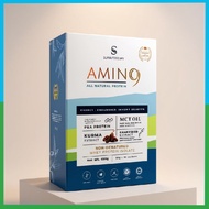 Amino9 All Natural Protein (15 Sachet) - Tambah Tenaga Cepat, Kenyang Lebih Lama, Imun Kuat