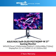 ASUS ROG Swift OLED PG27AQWP-W 27" Tandem OLED Gaming Monitor - QHD 540Hz/Full HD 720Hz/0.02ms GtG/H
