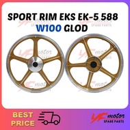 [S25] SPORT RIM EKS EK-5 588 5L W100 GLOD