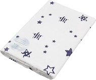 Isamu Shokai 100% Cotton, Made in Japan, Fluffy Bath Towel, Star Pattern, 34.6 x 34.6 inches (88 x 8
