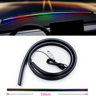 Car LED Front Windshield Ambient Light Modification Car Interior Central Control Atmosphere Light Un