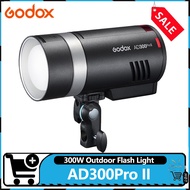 Godox AD300Pro II 300W TTL HSS Studio Flash Light 2.4G Wireless 12w Bi-color Modeling Lamp All-in On