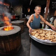 怡保驰名362昆仑喇叭古方椰壳碳烧香饼。