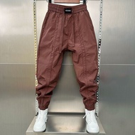 [H2O] Summer Large Size 150kg 2025 Hong Kong Style Fried Street Ice Silk Quick-Drying Casual Pants M