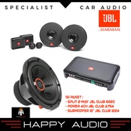 PAKET AUDIO MOBIL FULL SET SOUND SYSTEM JBL CLUB SERIES 2 -Elvoir Store