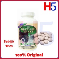 BYS Brewer Yeast for Cat & Dog Vitamin Bulu Kucing Gugur / Cat Vitamin Sebiji/ 1 Pcs