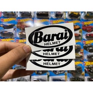 BARAI HELMET STICKER😅
