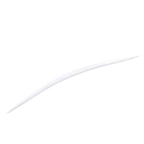 Rear Trunk Lip Spoiler White Adhesive Tail Trunk Spoiler Wing Fit 46in Rear Lip Exterior Tail Trunk 