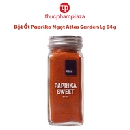 Atlas Garden Sweet Paprika Powder 64g Jar, Spicy and Fragrant with Rich Flavor
