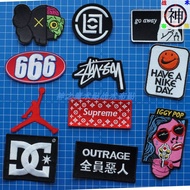 Fashion Fashion Brand Kaws 666 PATCH Embroidered cloth stickers Shooting Patch Sticker Magic tape fo