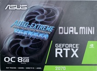 VGA (การ์ดจอ) ASUS DUAL RTX 2070 O8G MINI - 8GB GDDR6 มือสอง