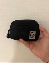 CHUMS Recycle Dual Soft Case 黑色零錢收納包  拉鍊零錢包