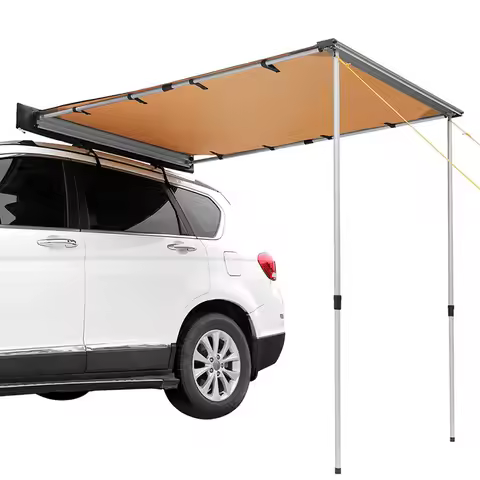 Waterproof Outdoor Car Awning UV Protection Portable Roof Tent Camping Shelter Vehicle Sunshade for 