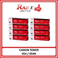 [ORIGINAL] Canon 054 / 054H 054 H Black Cyan Magenta Yellow Toner Cartridge / Value Set