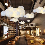 Modern cloud chandelier white floating cloud pendant light dining room light minimalist bar hanging 